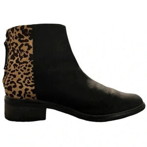 Sperry Maya Belle Leather & Pony Hair Ankle Boots, Women's Size‎ 6.5